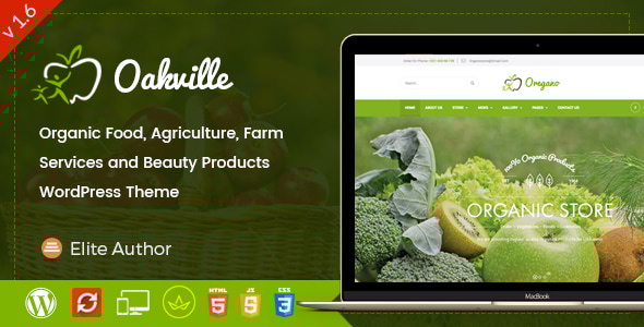 Oakville 2.3 - Organic Food and Beauty Products WP Theme