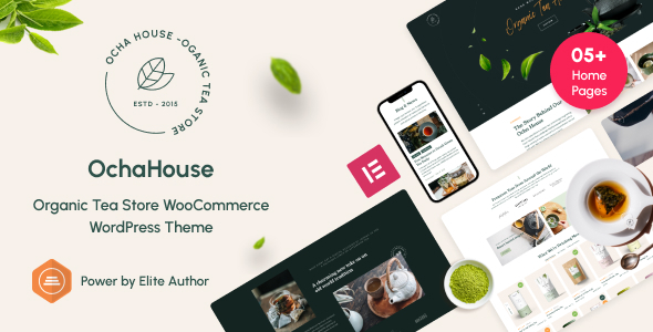 OchaHouse 2.4.3 - Organic Tea Store WooCommerce WordPress Theme