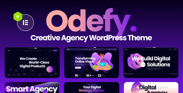 Odefy 1.0.8 - Creative Multipurpose WordPress Theme