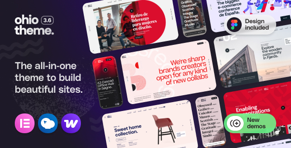 Ohio 6.8 - Creative Elementor and WooCommerce WordPress Theme