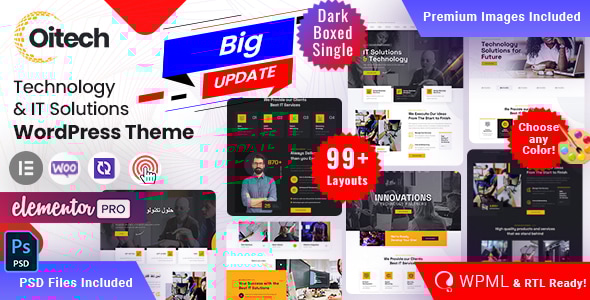 Oitech 7.0 - Technology WordPress