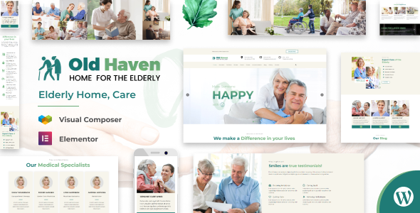 Old 4.1 - Haven  Elderly Home Senior Care WordPress Theme