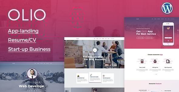 Olio 2.0 - One Page WordPress Theme
