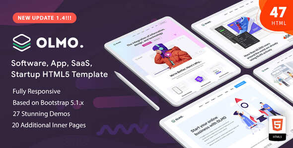 OLMO 1.4 - Software & SaaS HTML5 Template