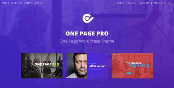 One Page Pro 3 - Multipurpose WordPress
