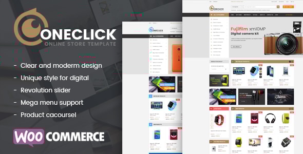 Oneclick 1.4.2 - Multi-Purpose WooCommerce Responsive Digital Theme