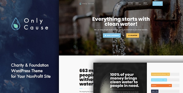 Only Cause 2.1 - Charity & Foundation WordPress Theme