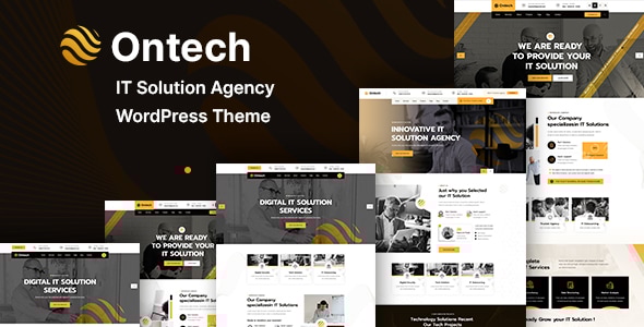Ontech 1.1 - IT Solutions Agency WordPress Theme