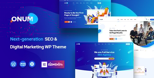 Onum 6.8 - SEO & Marketing Elementor WordPress Theme