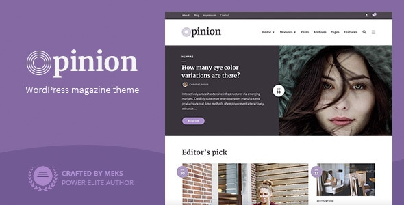 Opinion 5.0 - Magazine WordPress Theme