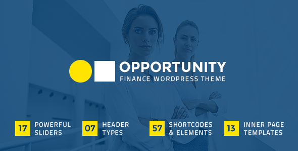 Opportunity 1.7 - Finance WordPress Theme