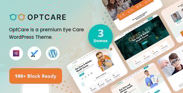 Optcare - Eye Care WordPress Theme RTL