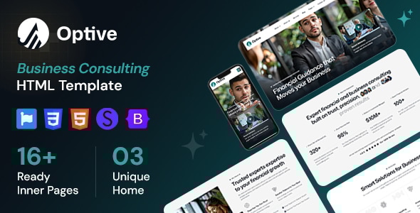 Optive - Business Consulting HTML Template