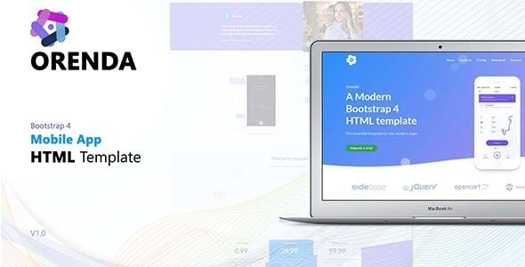 Orenda 1.2 - App Landing Page