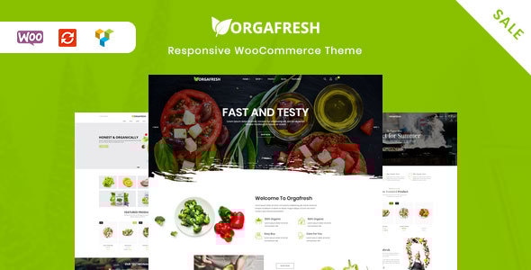 Orgafresh 2.6.1 - Organic & Food WooCommerce WordPress Theme