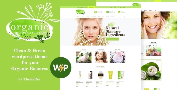 Organic Beauty 1.4.12 - Cosmetics Store WordPress Theme