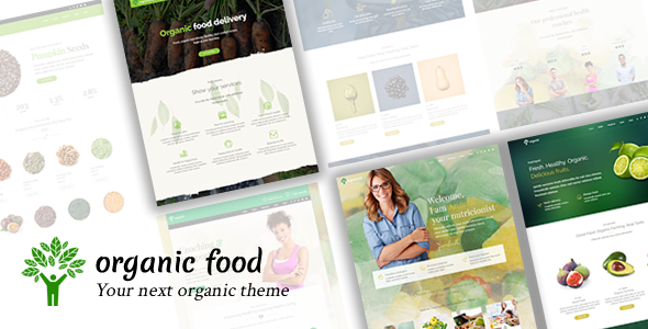 Organic Food - Nutritionist & Farm WordPress Theme