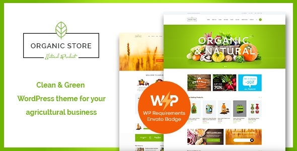 Organic 1.6.12 - Store  Eco Products Shop WordPress Theme  RTL