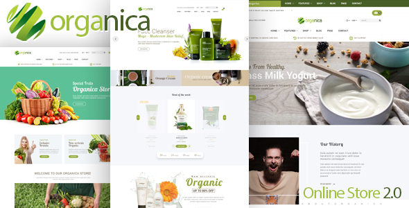 Organica - Cosmetic Food Organic Beauty Shopify Theme - Sections Ready