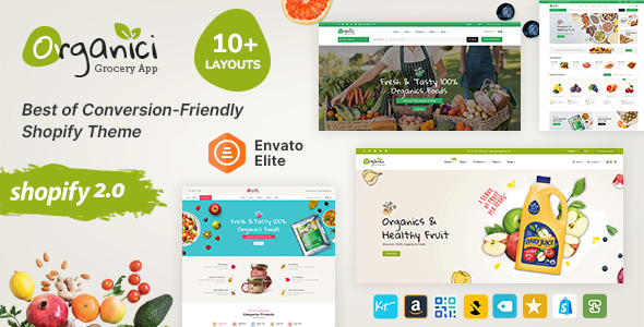 Organici 04.0 - Fresh Food & Grocery Store - Shopify Multi-Purpose Theme