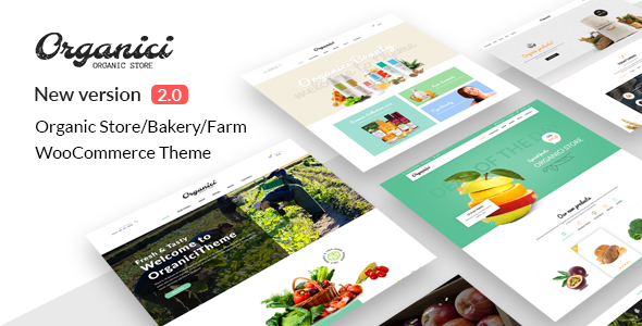 Organici 2.1.2 - Organic Store & Bakery WooCommerce Theme