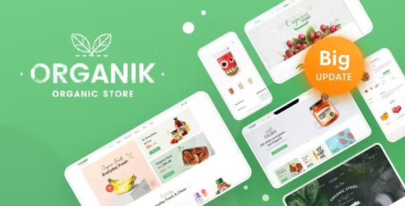 Organik 3.5 - Organic Food Store WordPress Theme