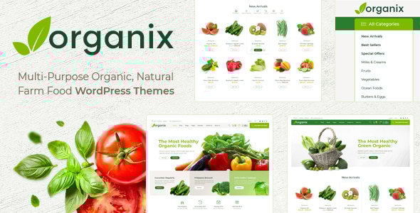 Organix 1.2.6 - Organic Food WooCommerce WordPress Theme