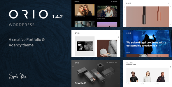 Orio 1.4.2 - A creative Portfolio & Agency Theme