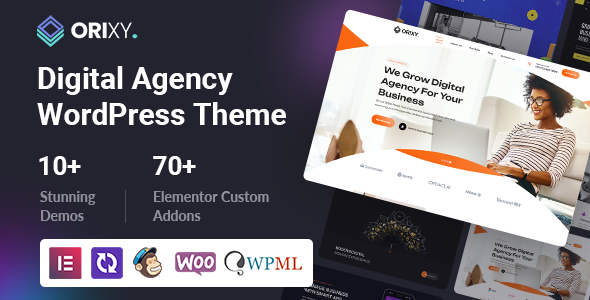Orixy 1.1.1 - Digital Agency WordPress Theme