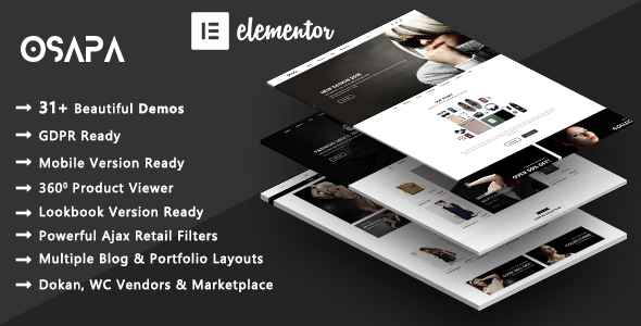 Osapa 6.8.2 - Fashion Shop WooCommerce WordPress Theme