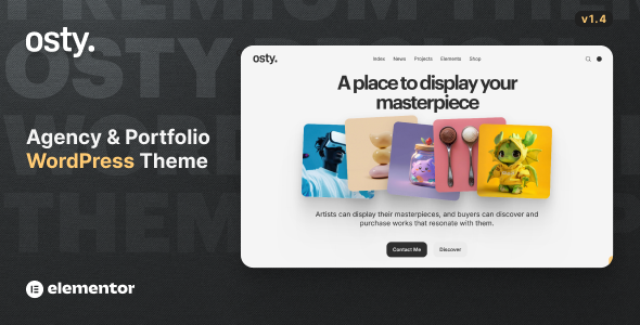 Osty  Creative Agency and Portfolio Theme