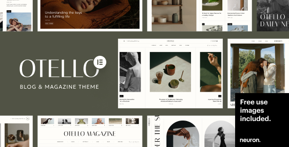 Otello 4.98 - Personal Blog and Magazine WordPress Theme