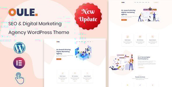 Oule 2.0.4 - Digital Marketing Agency WordPress Theme