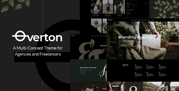 Overton 2.0 - Creative WordPress Theme for Agencies and Freelancers