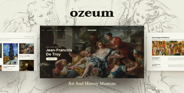 Ozeum 1.3.3 - Art Gallery and Museum Theme