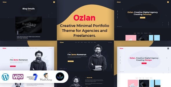 Ozlan 1.8 - Minimal Portfolio WordPress Theme