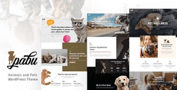 Pabu  Animals and Pets WordPress Theme