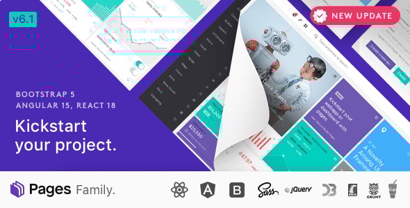 Pages 13.0 Admin Dashboard Template