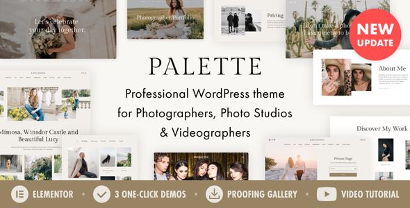 Palette 4.1 - Photographer Portfolio WordPress