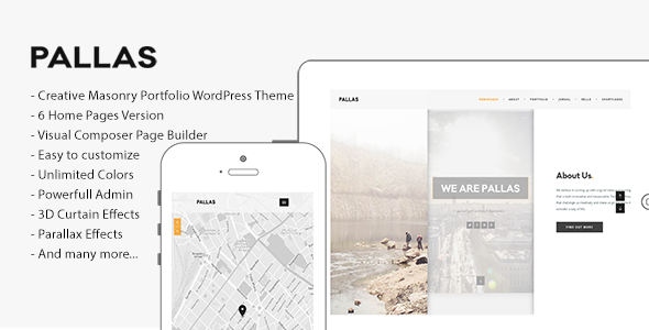 Pallas 8.1 - Creative Multi-Purpose WordPress Theme