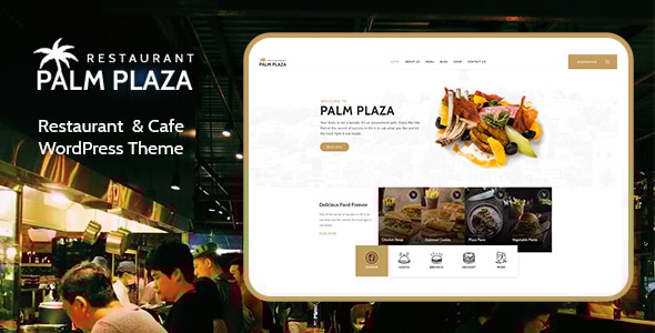 Palmplaza 3.0 - Restaurant & Cafe WordPress Theme
