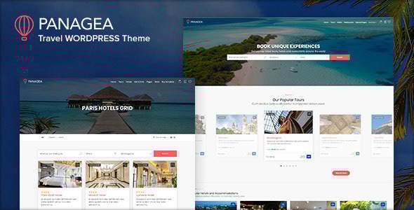 Panagea 1.1.7 - Hotel and Tours Booking WordPress Theme