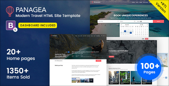 Panagea 4 - Travel and Tours listings template