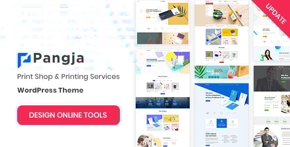 Pangja 1.8.7 - Print Shop & Printing Company WordPress theme
