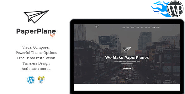 PaperPlane - Creative Business Portfolio WordPress Theme