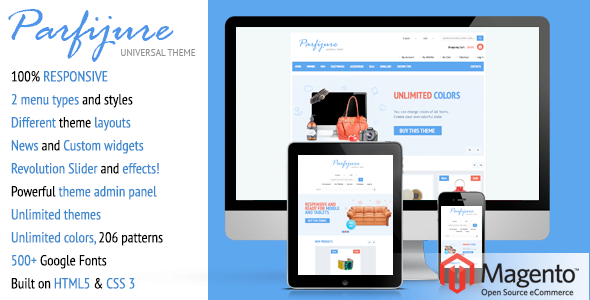 Parfijure 1.9 - Responsive Magento theme