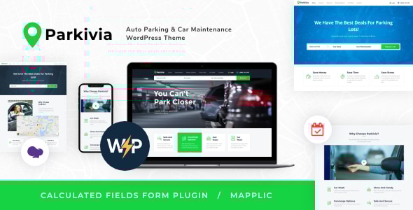 Parkivia 1.2.4 - Car Parking Lot & Maintenance WordPress Theme