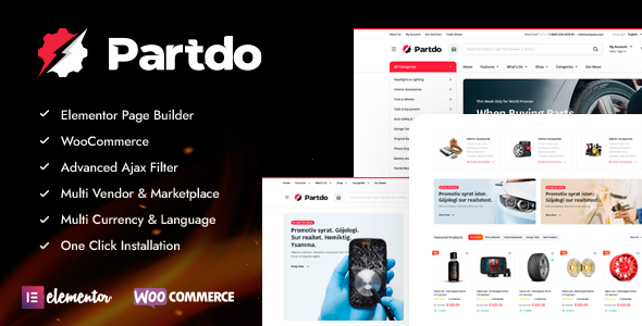 Partdo 1.4.4 - Auto Parts and Tools Shop WooCommerce Theme