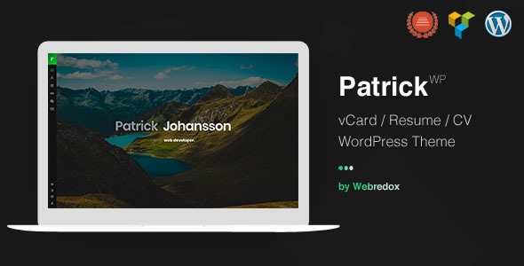 Patrick 5.1 - vCard One Page WordPress Theme