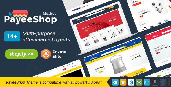 PayeeShop 18.0 - Shopify Multi-Purpose Theme for Electronics & Gadgets